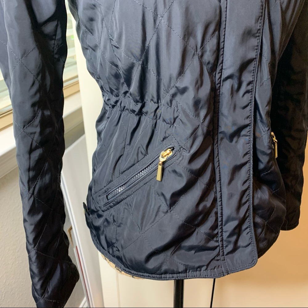 Zara Basic Drawstring Waist Jacket With Hood - image 5